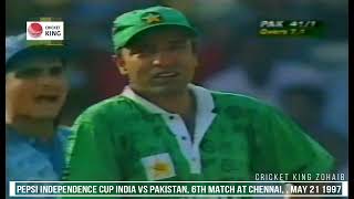 Pepsi Independence Cup 1997  India vs Pakistan Ball by Ball Game Played at Chennai 21 May [upl. by Aniat966]