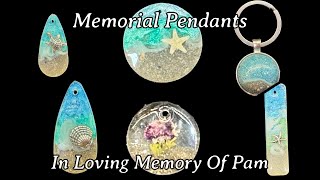 373 Encapsulating Ashes Into Stunning UV Resin Memorial Pendants [upl. by Mahala]