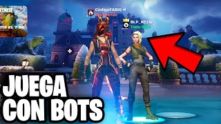 Como ENTRAR en un BOT LOBBY en FORTNITE CAPITULO 5 ¿AUN FUNCIONAN [upl. by Aimee]