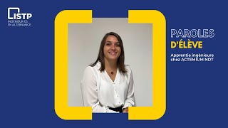 PAROLES DELEVE  ACTEMIUM NDT Juliette Sanchez apprentie ingénieure [upl. by Launam]