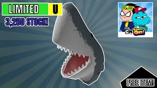 FREE  HOW TO GET THE GREAT WHITE SHARK HEAD  SHARK WEEK 2024 IN CARTOON NETWORK GAME ON ROBLOX [upl. by Grigson]