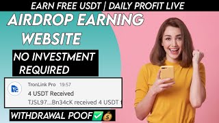 New Usdt Mining Site  Usdt Earning site  TRX Usdt Mining app  cloud mining  Usdt investment site [upl. by Ttenneb]