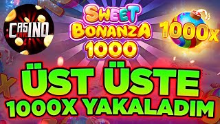 SWEET BONANZA 1000  YENİ OYUN 1000X ÜST ÜSTE İNERSE [upl. by Dewain]