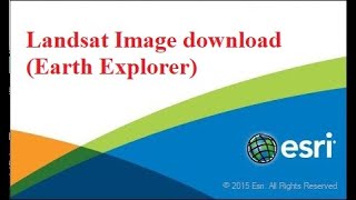 How to Download Landsat satellite image  Earth explorer USGS [upl. by Abbe]