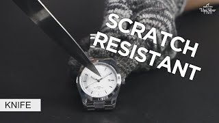 Sapphire Glass Scratch Test  UniSilver TIME [upl. by Lisa]