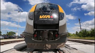 New modernized VIA Rail train makes Windsor debut [upl. by Mighell901]