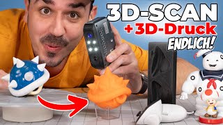 3D SCANNER für 3D Drucker ENDLICH GUT  3DMakerPro MOOSE Test [upl. by Baptiste988]