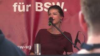 Sahra Wagenknecht BSW Landtagswahlkampf in Potsdam 2024 [upl. by Jochebed]