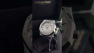 AUDEMARS PIGUET ROYAL OAK 15550ST 50TH ANNIVERSARY 37MM WHITE DIAL 2022 [upl. by Caravette654]