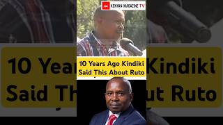 10 Years ago Kindiki Proved he was Loyal to William Ruto [upl. by Haas]