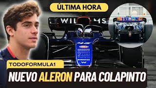 F1 HOY NUEVO ALERON PARA COLAPINTO [upl. by Anilam]