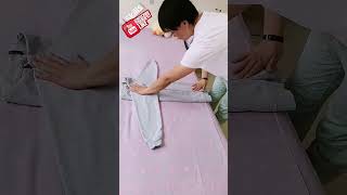 Easy Way to fold 6 clothfolding laundry dailyhacks clothfold foldinghacks foldie [upl. by Tomlin]