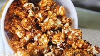 Caramel Popcorn  Flavoured Popcorn  Easy Homemade Popcorn Recipe  Kanaks Kitchen [upl. by Alexia896]