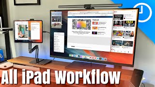 iPad Pro My Only Computer  Full iPadOS 17 Workflow [upl. by Archer]