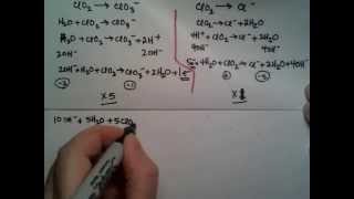 Balancing redox in aqueous solution [upl. by Hsotnas]