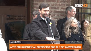 Acto en homenaje al plebiscito por el 122º aniversario [upl. by Ogu]