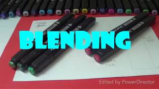 How to blend with Touch Five markers The DIY Kingdom [upl. by Clippard]