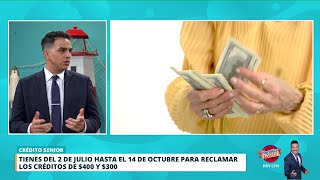 Ya puedes llenar la planilla para recibir el crédito senior de 300 y 400 [upl. by Ecinert284]