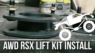 Awd RSX gets a CRV lift kit [upl. by Ilagam]