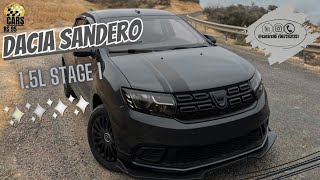 DACIA SANDERO 15L STAGE 1🔥🔥🔥 [upl. by Aramat]