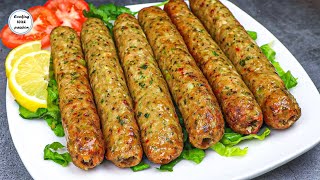 Restaurant Style Seekh Kabab Recipe Make With Chicken Beef Soft Chicken Seekh Kabab At Home [upl. by Ayinat474]