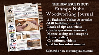 JanFeb 2017 Issue of Stumpy Nubs Woodworking Journal PROMO CLIP [upl. by Anyal813]