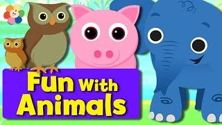 Shapes Lesson and Animals for Kids  Shape a Majigs  Learning Shapes with Animal Cartoons for Kids [upl. by Ambert]