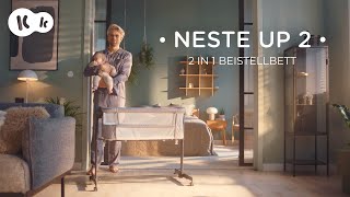 NESTE UP 2 2 in 1Beistellbett von Kinderkraft [upl. by Kimbra]