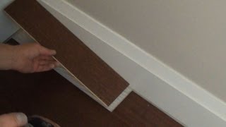 How To Install Hardwood Flooring on Concrete after Carpet Removal Mryoucandoityourself [upl. by Nnyladnarb]