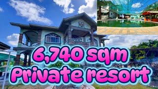 TN9C05024 Private resort 6740 sqm resthouse guesthouse pavilion swimming pool and farm lot [upl. by Sedgewinn774]