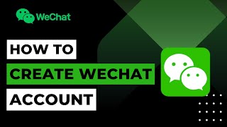 How To Create WeChat Account  2023 [upl. by Dviad966]