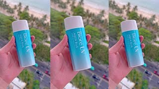 REVIEW KEM CHỐNG NẮNG BIORE QUA RICH [upl. by Doughman583]