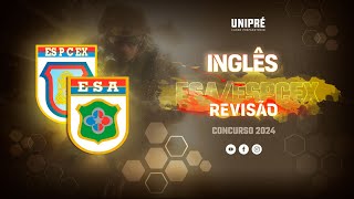 Inglês  Revisão para o curso da ESA e EsPCEX [upl. by Woodrow]