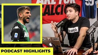 Is Domenico Berardi a champion  Podcast Highlights [upl. by Kalvn]