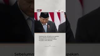 Prabowo Lantik Wiranto Jadi Penasihat Khusus Presiden [upl. by Ainalem]