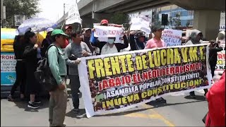 Peruvians gather near APEC summit venue to denounce wave of extortion  AFP [upl. by Keelby627]