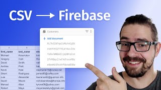 CSV to Firebase  Import in 3 minutes [upl. by Kali665]