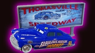 Thomasville Speedway CARS 3 TOY Hudson Hornet Lightning McQueen Learning Counting Laps [upl. by Ennazus]