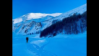 Monte Jafferau  Val Fredda  Freeride  Gopro hero 7 [upl. by Iderf310]