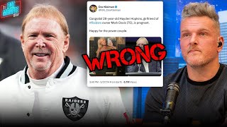 quotMark Davis Is Not The Father Of My Babyquot 26 Year Old Dancer Refutes Twitter Rumor  Pat McAfee [upl. by Milissent261]