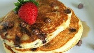 Healthy Chocolate Chip Pancakes [upl. by Adnicaj405]