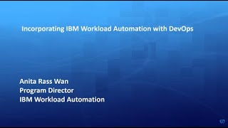 AIOps IBM Workload Automation User Group June 24 Session 5 IWAIWS  Automation as Code [upl. by Wooster470]