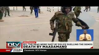 LIVE Maandamano drama Police engage protesters in Nairobi [upl. by Luisa560]