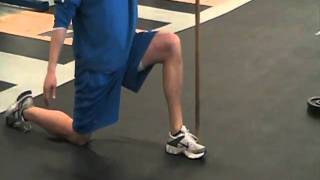 KNEELING DORSIFLEXION WITH DOWEL [upl. by Ossy]