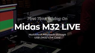 First Time Mixing On Midas M32 Live [upl. by Jodie437]