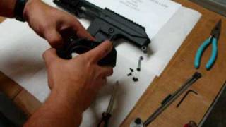 Red Lion Precision LLC Aluminum Forend  Handguard and Trigger Installation on KelTec PLR 16 Part1 [upl. by Sairahcaz]