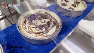 Unifiller Cheesecake Production Line [upl. by Carney]