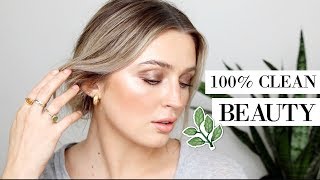 Full Face Using 100 CLEAN BEAUTY 🌿FFF [upl. by Amsa]