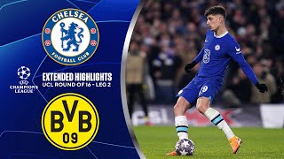 Chelsea vs Borussia Dortmund Extended Highlights  UCL Round of 16  Leg 2  CBS Sports Golazo [upl. by Ttenna353]