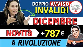 🔴 INVALIDI PARZIALI e TOTALI NOVITÀ DICEMBRE ➡ PENSIONE AUMENTI IMPORTI DECRETI BONUS TREDICESIMA [upl. by Eimak891]